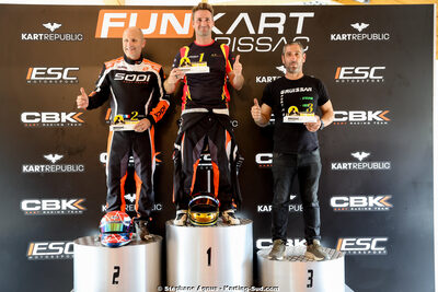 Didier LAUNAY, Franck AYMARD, Sébastien ANDRES — 26 & 27/04/2025 : 3ème manche du Championnat du Sud au circuit Fun Kart Brissac (photos Stéphane Agnus) 2025 — karting