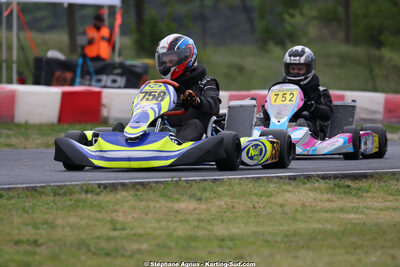 26 & 27/04/2025 : 3ème manche du Championnat du Sud au circuit Fun Kart Brissac (photos Stéphane Agnus) 2025 — karting