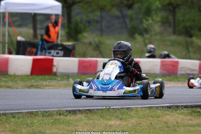 Lucas REDOUTE — 26 & 27/04/2025 : 3ème manche du Championnat du Sud au circuit Fun Kart Brissac (photos Stéphane Agnus) 2025 — karting