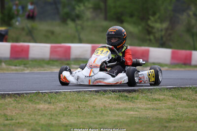 Antonin SERRE — 26 & 27/04/2025 : 3ème manche du Championnat du Sud au circuit Fun Kart Brissac (photos Stéphane Agnus) 2025 — karting