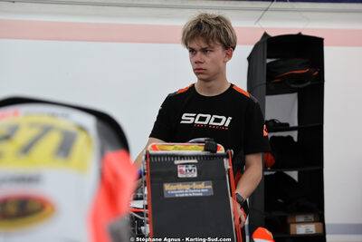 Evan MAINIER — 26 & 27/04/2025 : 3ème manche du Championnat du Sud au circuit Fun Kart Brissac (photos Stéphane Agnus) 2025 — karting