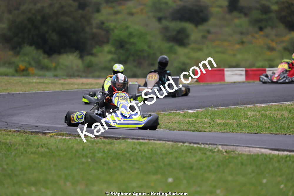 26 & 27/04/2025 : 3ème manche du Championnat du Sud au circuit Fun Kart Brissac (photos Stéphane Agnus) 2025 — karting