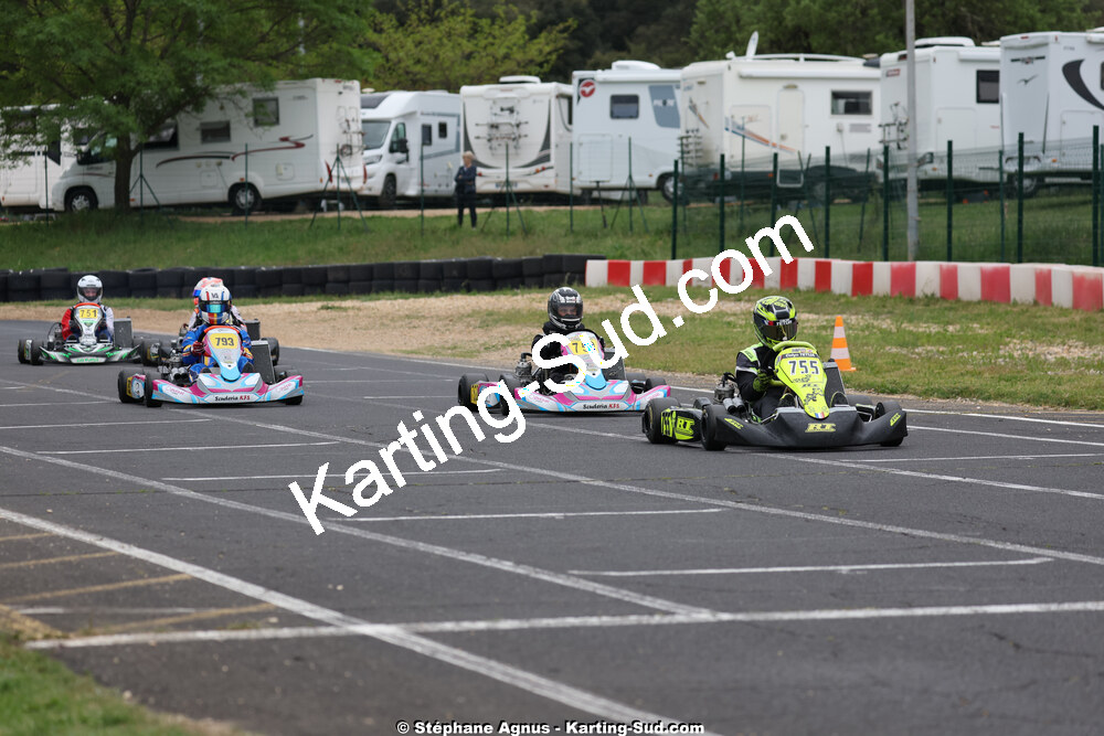 26 & 27/04/2025 : 3ème manche du Championnat du Sud au circuit Fun Kart Brissac (photos Stéphane Agnus) 2025 — karting