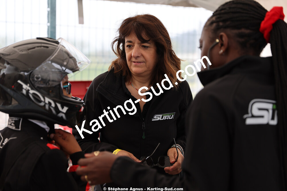 Sandrine SUAU — 26 & 27/04/2025 : 3ème manche du Championnat du Sud au circuit Fun Kart Brissac (photos Stéphane Agnus) 2025 — karting