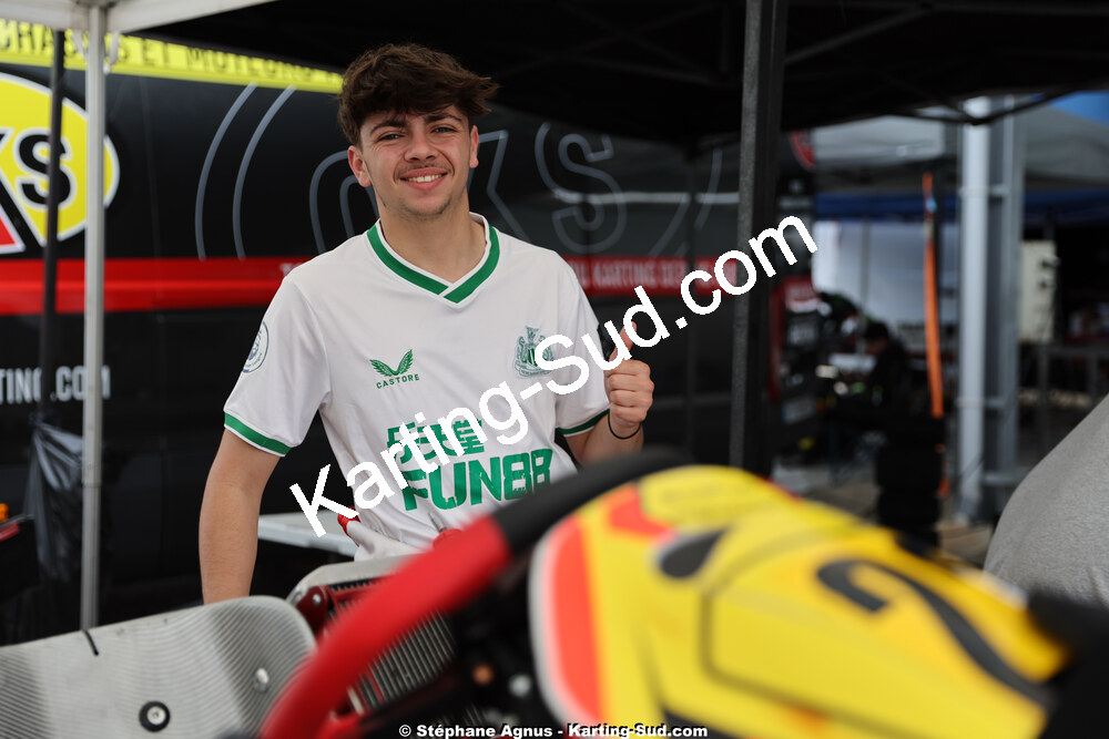 Sacha CATALA — 26 & 27/04/2025 : 3ème manche du Championnat du Sud au circuit Fun Kart Brissac (photos Stéphane Agnus) 2025 — karting