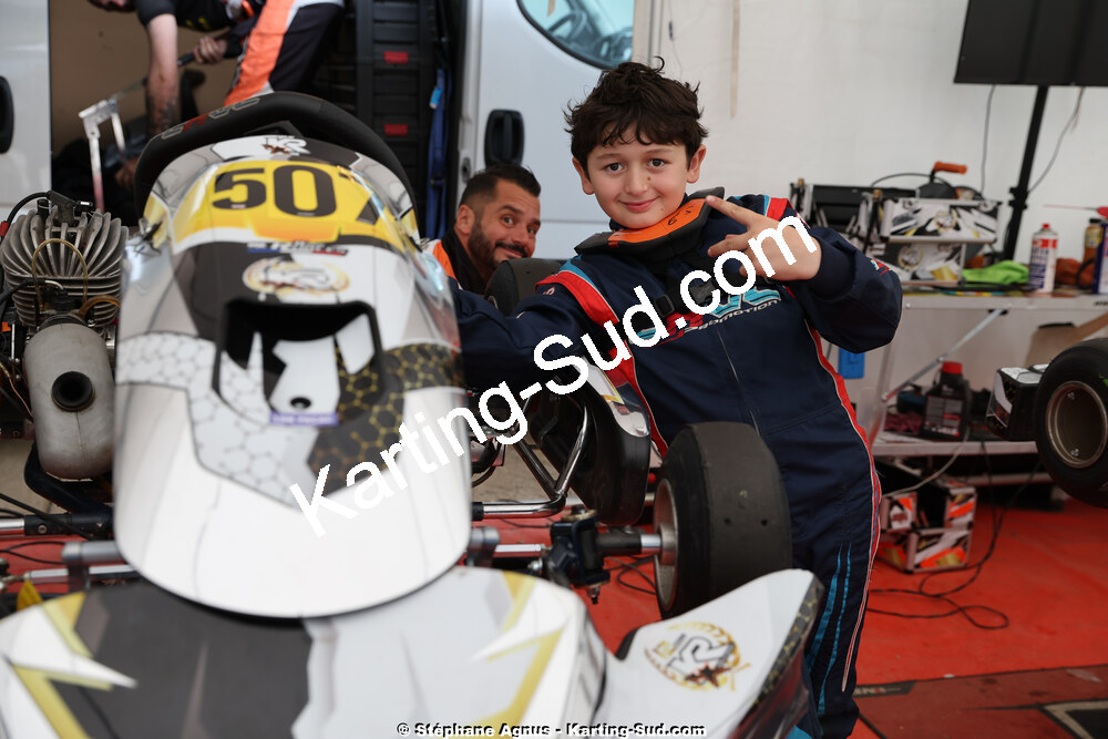 Kenny ROBLES — 26 & 27/04/2025 : 3ème manche du Championnat du Sud au circuit Fun Kart Brissac (photos Stéphane Agnus) 2025 — karting