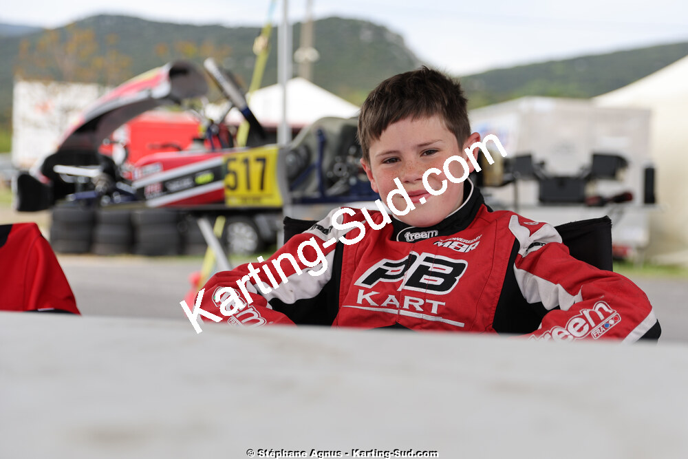 Aaron BORDANOVA — 26 & 27/04/2025 : 3ème manche du Championnat du Sud au circuit Fun Kart Brissac (photos Stéphane Agnus) 2025 — karting