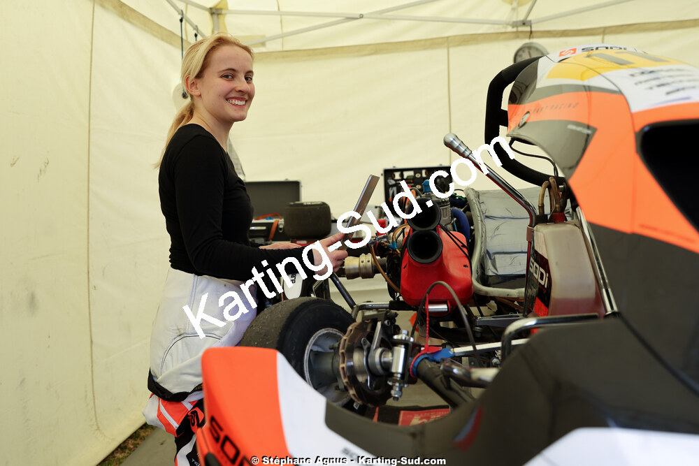 Laura BOURGUET — 26 & 27/04/2025 : 3ème manche du Championnat du Sud au circuit Fun Kart Brissac (photos Stéphane Agnus) 2025 — karting