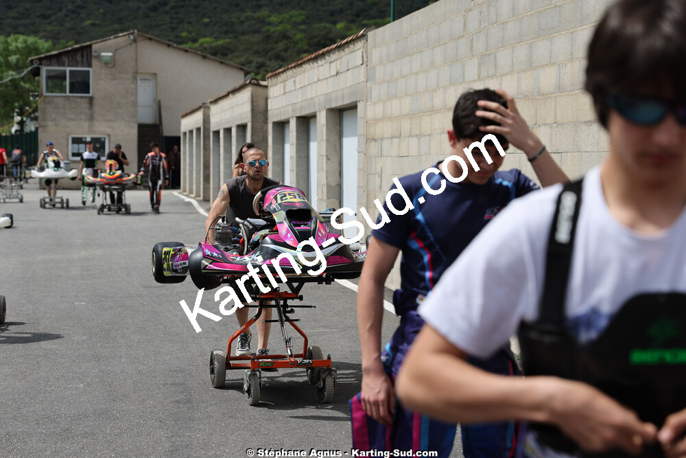 Patrice VEDEL — 26 & 27/04/2025 : 3ème manche du Championnat du Sud au circuit Fun Kart Brissac (photos Stéphane Agnus) 2025 — karting