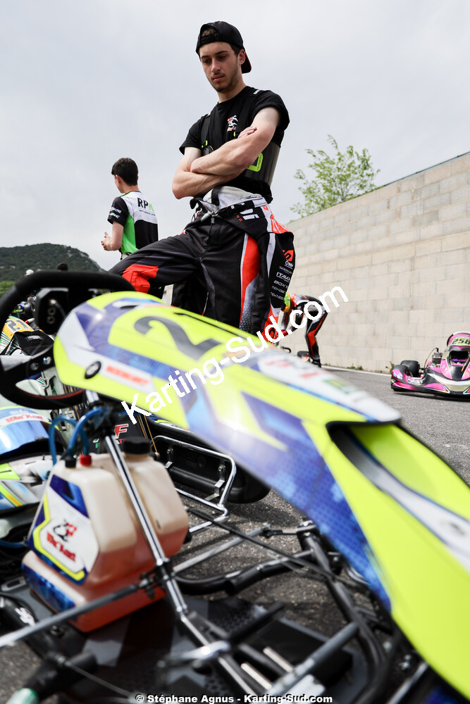 Axel BOYER — 26 & 27/04/2025 : 3ème manche du Championnat du Sud au circuit Fun Kart Brissac (photos Stéphane Agnus) 2025 — karting
