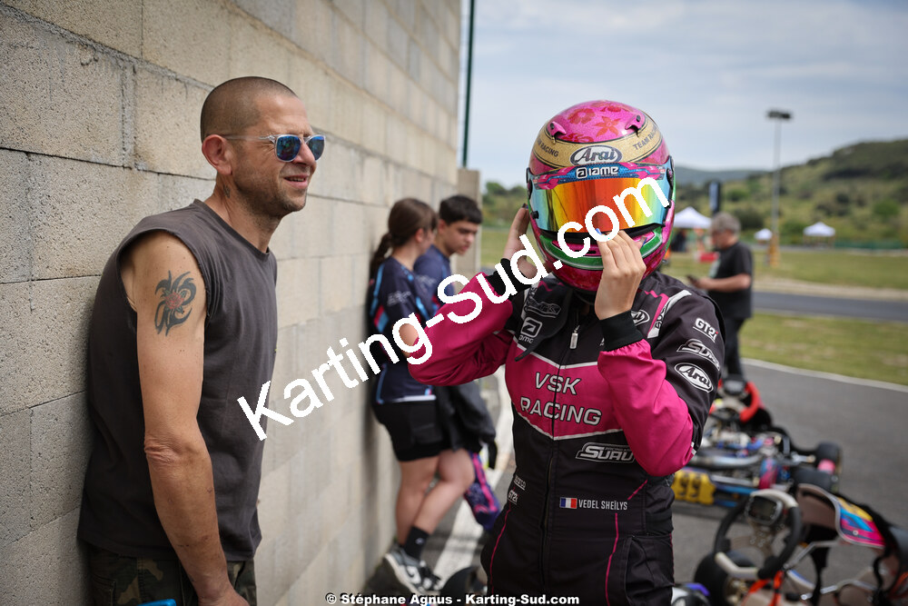 Patrice VEDEL — 26 & 27/04/2025 : 3ème manche du Championnat du Sud au circuit Fun Kart Brissac (photos Stéphane Agnus) 2025 — karting