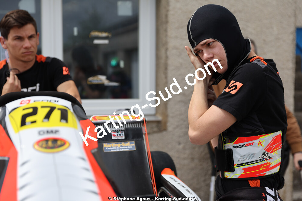 Evan MAINIER — 26 & 27/04/2025 : 3ème manche du Championnat du Sud au circuit Fun Kart Brissac (photos Stéphane Agnus) 2025 — karting