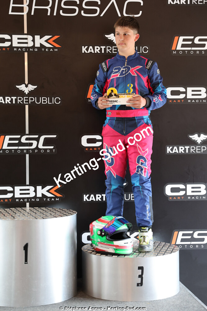 Julien SAINT-ARROMAN — 26 & 27/04/2025 : 3ème manche du Championnat du Sud au circuit Fun Kart Brissac (photos Stéphane Agnus) 2025 — karting