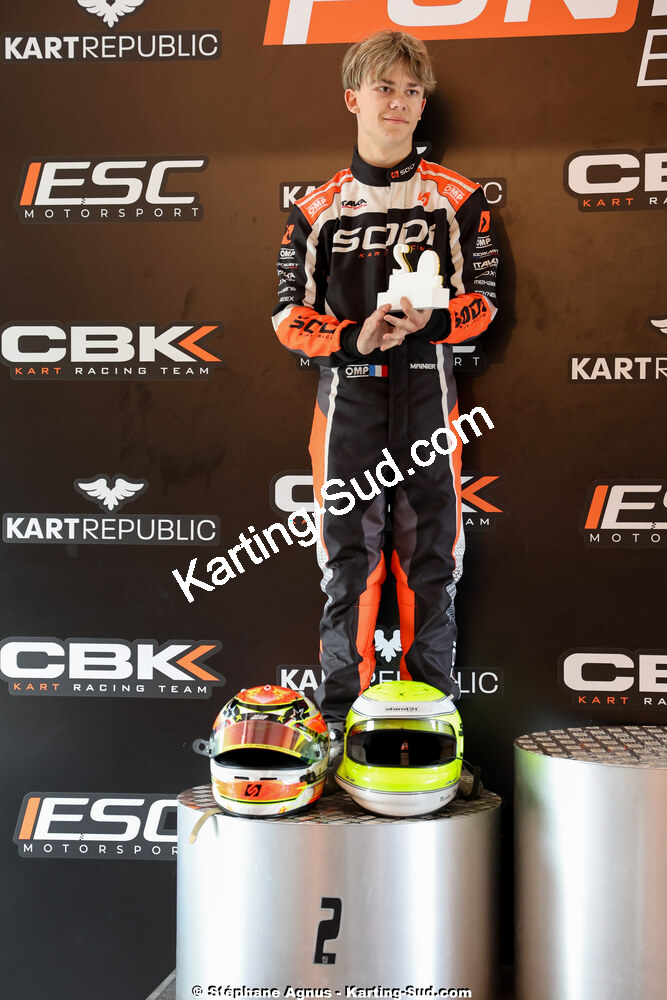 Evan MAINIER — 26 & 27/04/2025 : 3ème manche du Championnat du Sud au circuit Fun Kart Brissac (photos Stéphane Agnus) 2025 — karting