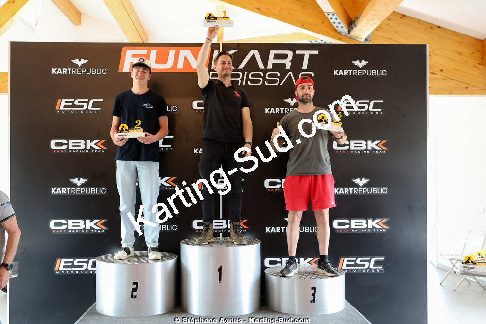 Quentin PAGES, Tanguy MUNOZ, Yohan SOGUEL — 26 & 27/04/2025 : 3ème manche du Championnat du Sud au circuit Fun Kart Brissac (photos Stéphane Agnus) 2025 — karting
