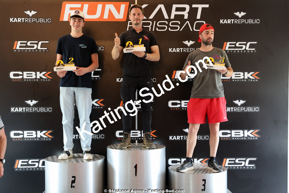 Quentin PAGES, Tanguy MUNOZ, Yohan SOGUEL — 26 & 27/04/2025 : 3ème manche du Championnat du Sud au circuit Fun Kart Brissac (photos Stéphane Agnus) 2025 — karting