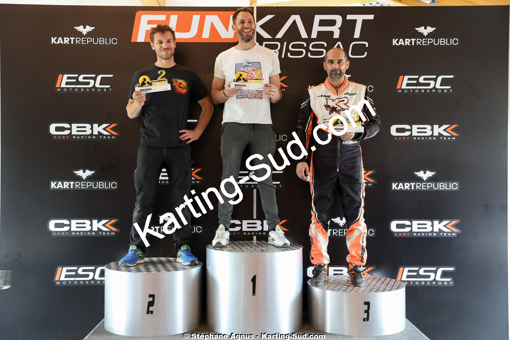 Adrian LAFILLE, Anthony DELCUROU, Stéphane PAROISSIEN — 26 & 27/04/2025 : 3ème manche du Championnat du Sud au circuit Fun Kart Brissac (photos Stéphane Agnus) 2025 — karting