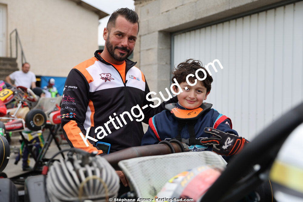 Kenny ROBLES — 26 & 27/04/2025 : 3ème manche du Championnat du Sud au circuit Fun Kart Brissac (photos Stéphane Agnus) 2025 — karting