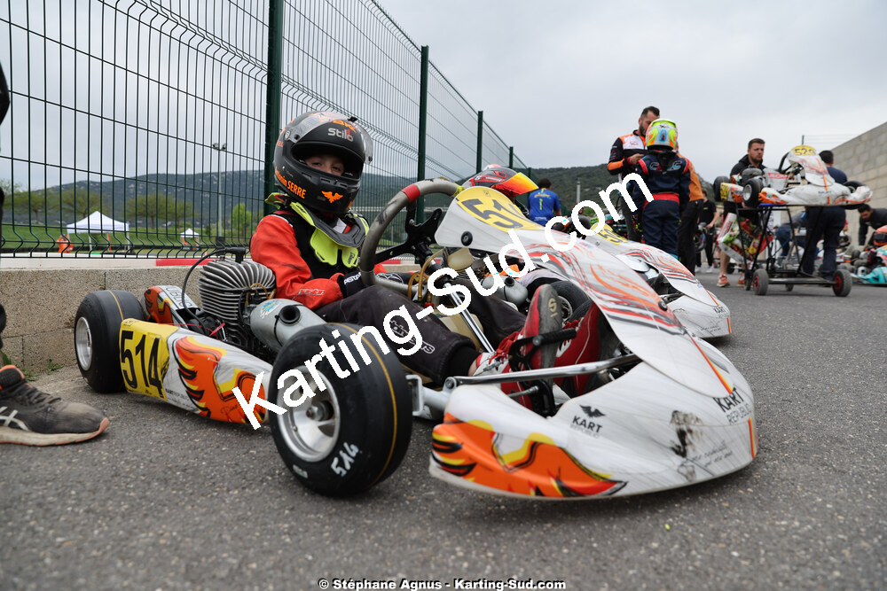 Antonin SERRE — 26 & 27/04/2025 : 3ème manche du Championnat du Sud au circuit Fun Kart Brissac (photos Stéphane Agnus) 2025 — karting