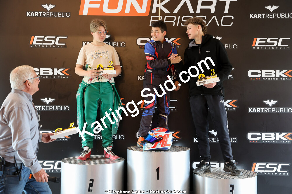 Andy DIAZ, Marcel LIMOUSIN, Tom BOUJAREL — 26 & 27/04/2025 : 3ème manche du Championnat du Sud au circuit Fun Kart Brissac (photos Stéphane Agnus) 2025 — karting