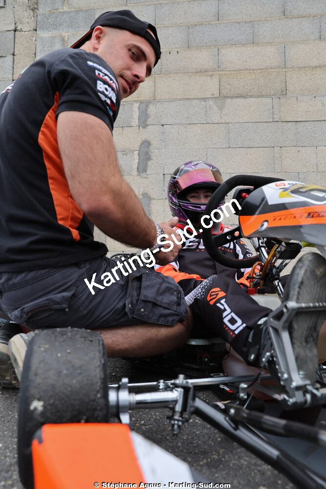Laurena PEREIRA — 26 & 27/04/2025 : 3ème manche du Championnat du Sud au circuit Fun Kart Brissac (photos Stéphane Agnus) 2025 — karting