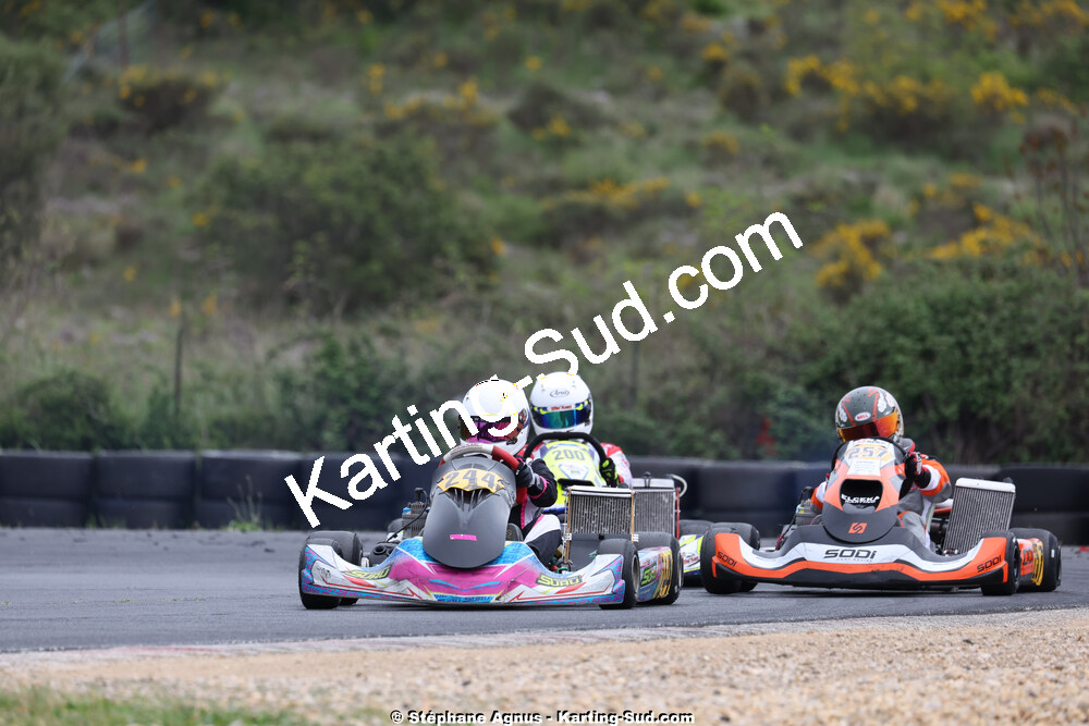 26 & 27/04/2025 : 3ème manche du Championnat du Sud au circuit Fun Kart Brissac (photos Stéphane Agnus) 2025 — karting