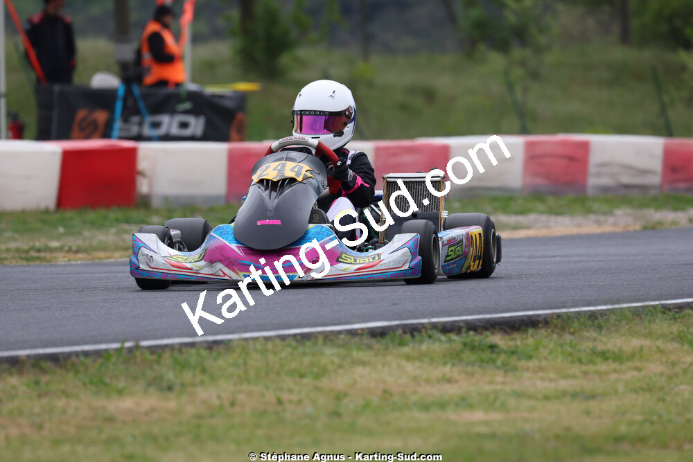 26 & 27/04/2025 : 3ème manche du Championnat du Sud au circuit Fun Kart Brissac (photos Stéphane Agnus) 2025 — karting