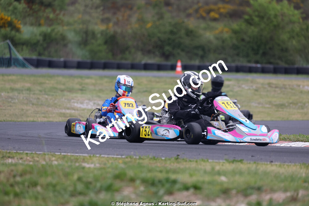 Thomas COY — 26 & 27/04/2025 : 3ème manche du Championnat du Sud au circuit Fun Kart Brissac (photos Stéphane Agnus) 2025 — karting