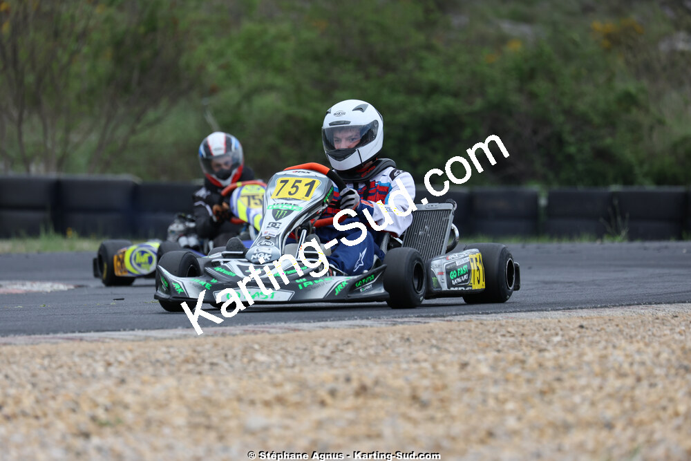 26 & 27/04/2025 : 3ème manche du Championnat du Sud au circuit Fun Kart Brissac (photos Stéphane Agnus) 2025 — karting