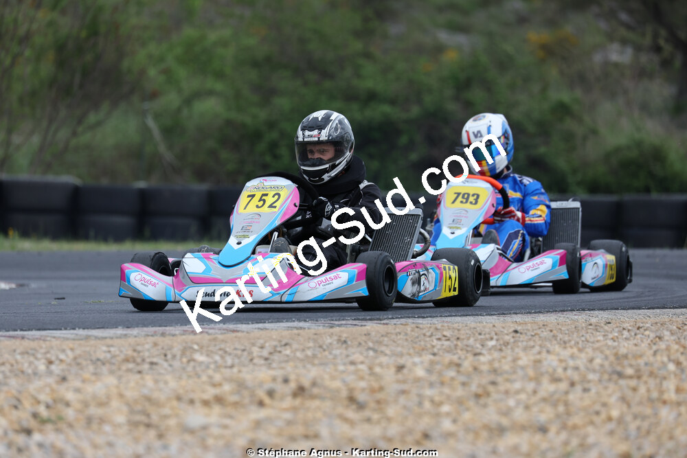 Thomas COY — 26 & 27/04/2025 : 3ème manche du Championnat du Sud au circuit Fun Kart Brissac (photos Stéphane Agnus) 2025 — karting