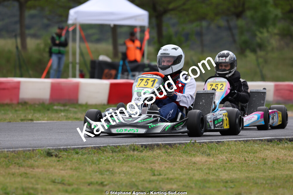 26 & 27/04/2025 : 3ème manche du Championnat du Sud au circuit Fun Kart Brissac (photos Stéphane Agnus) 2025 — karting