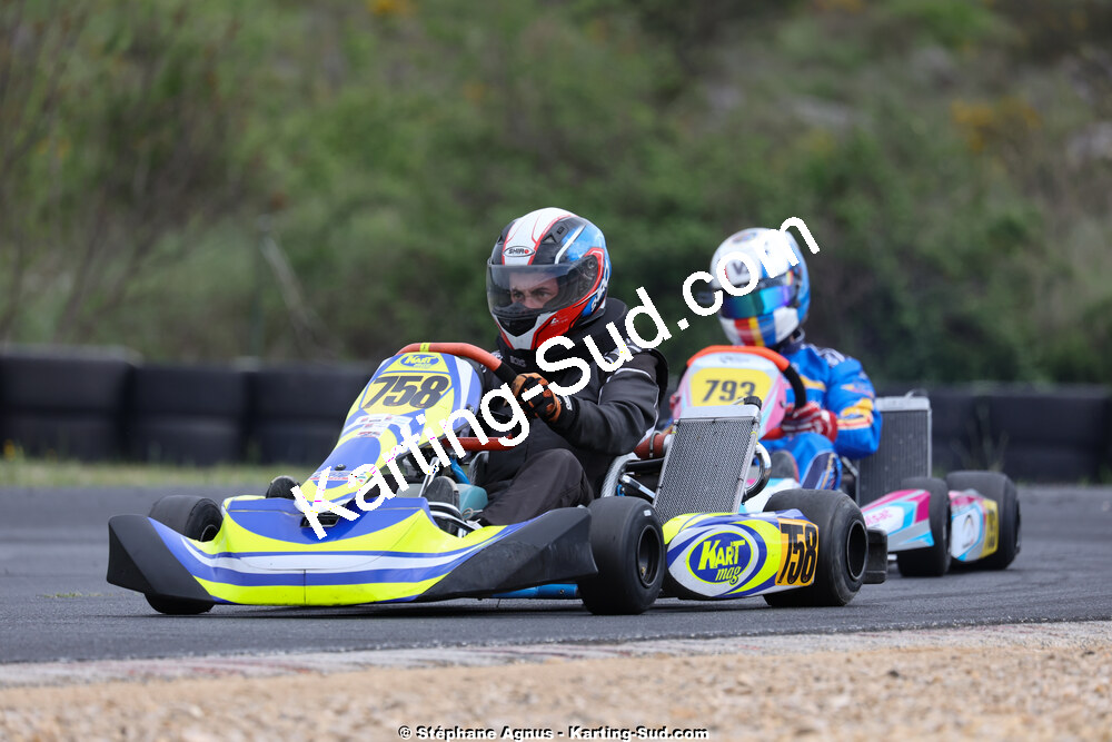 26 & 27/04/2025 : 3ème manche du Championnat du Sud au circuit Fun Kart Brissac (photos Stéphane Agnus) 2025 — karting