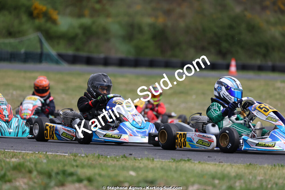 Lucas REDOUTE — 26 & 27/04/2025 : 3ème manche du Championnat du Sud au circuit Fun Kart Brissac (photos Stéphane Agnus) 2025 — karting