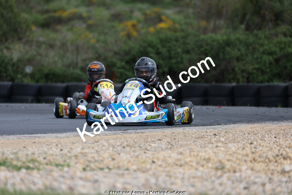 Lucas REDOUTE — 26 & 27/04/2025 : 3ème manche du Championnat du Sud au circuit Fun Kart Brissac (photos Stéphane Agnus) 2025 — karting