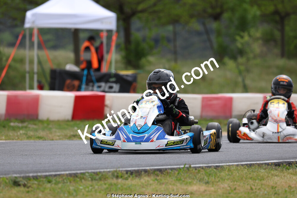 Lucas REDOUTE — 26 & 27/04/2025 : 3ème manche du Championnat du Sud au circuit Fun Kart Brissac (photos Stéphane Agnus) 2025 — karting
