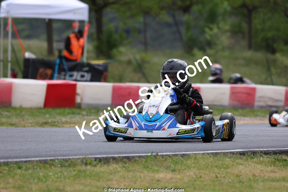 Lucas REDOUTE — 26 & 27/04/2025 : 3ème manche du Championnat du Sud au circuit Fun Kart Brissac (photos Stéphane Agnus) 2025 — karting