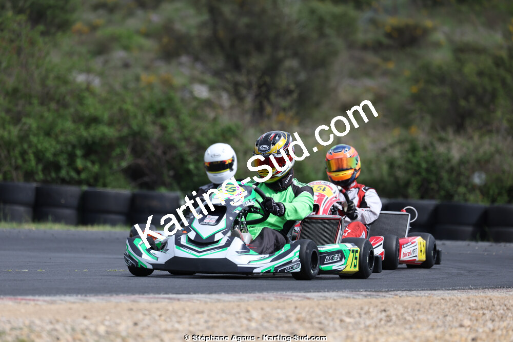26 & 27/04/2025 : 3ème manche du Championnat du Sud au circuit Fun Kart Brissac (photos Stéphane Agnus) 2025 — karting
