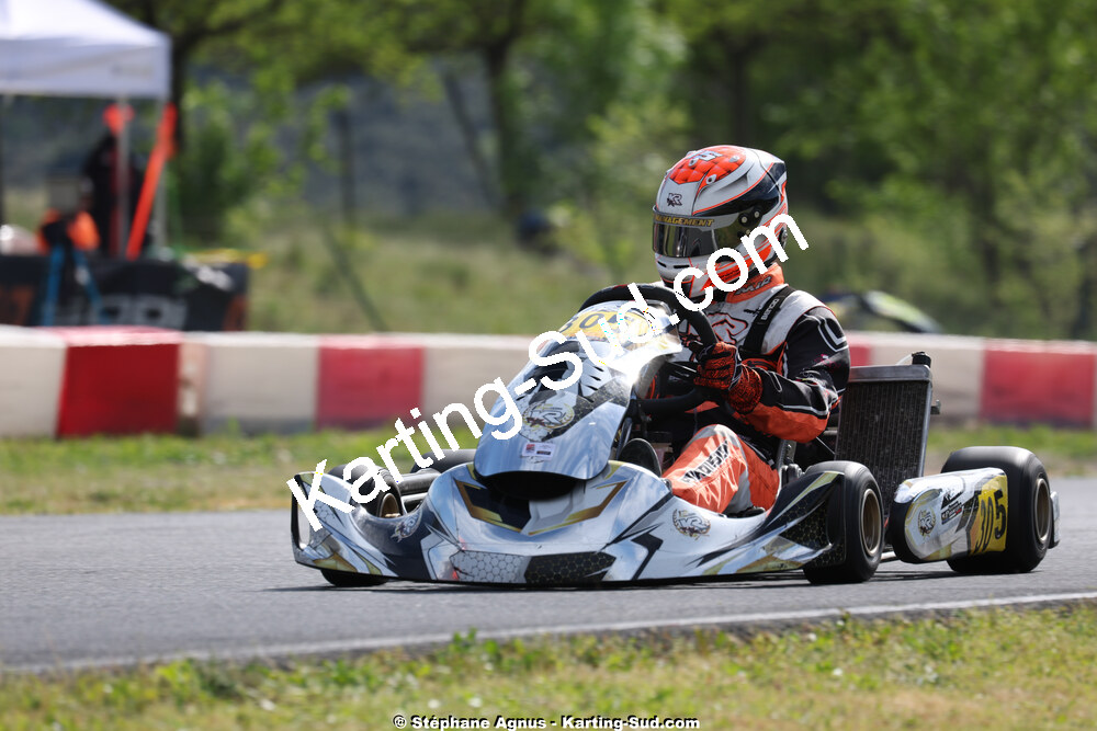 26 & 27/04/2025 : 3ème manche du Championnat du Sud au circuit Fun Kart Brissac (photos Stéphane Agnus) 2025 — karting