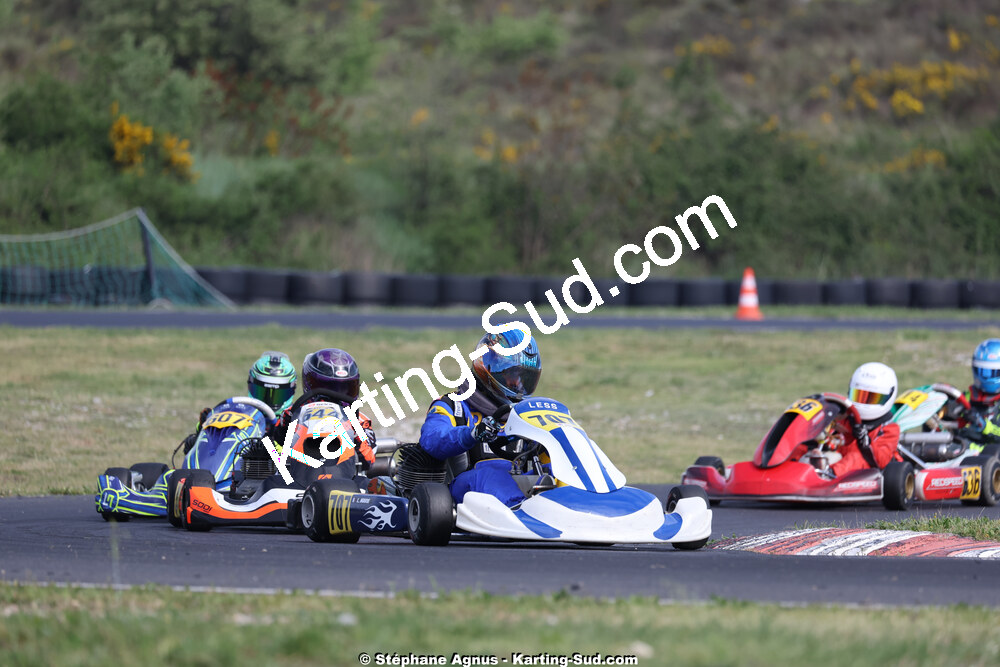 26 & 27/04/2025 : 3ème manche du Championnat du Sud au circuit Fun Kart Brissac (photos Stéphane Agnus) 2025 — karting