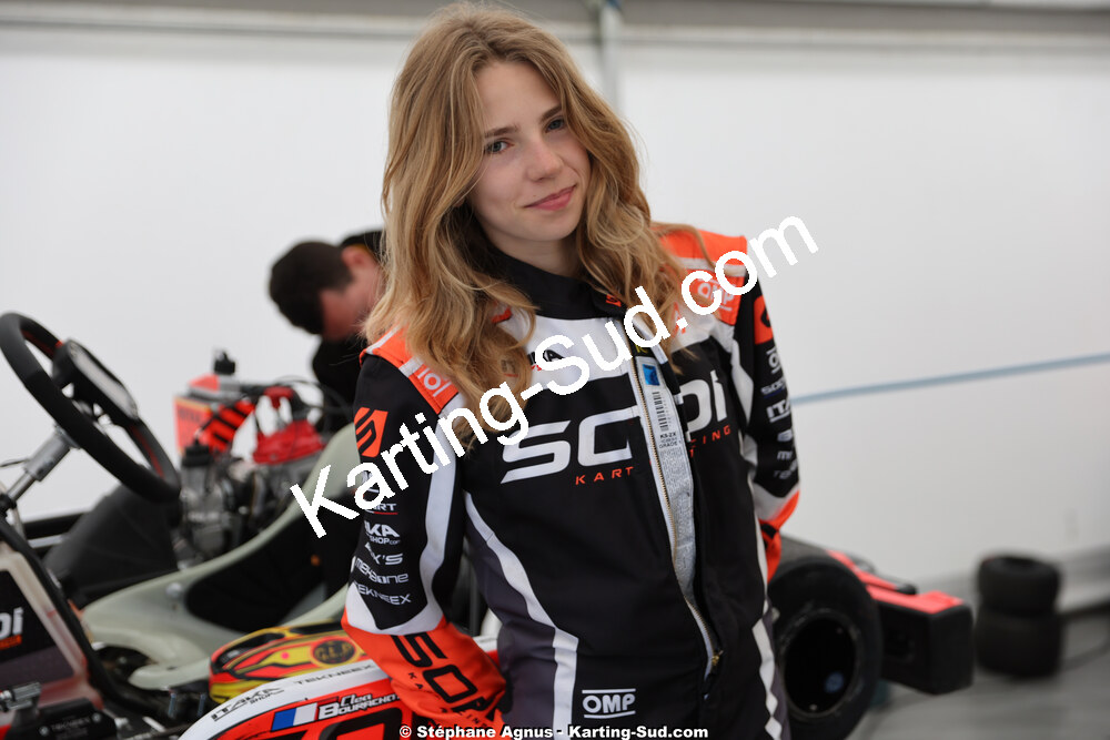 Cléa BOURACHOT — 26 & 27/04/2025 : 3ème manche du Championnat du Sud au circuit Fun Kart Brissac (photos Stéphane Agnus) 2025 — karting