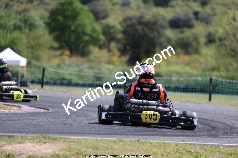26 & 27/04/2025 : 3ème manche du Championnat du Sud au circuit Fun Kart Brissac (photos Stéphane Agnus) 2025 — karting