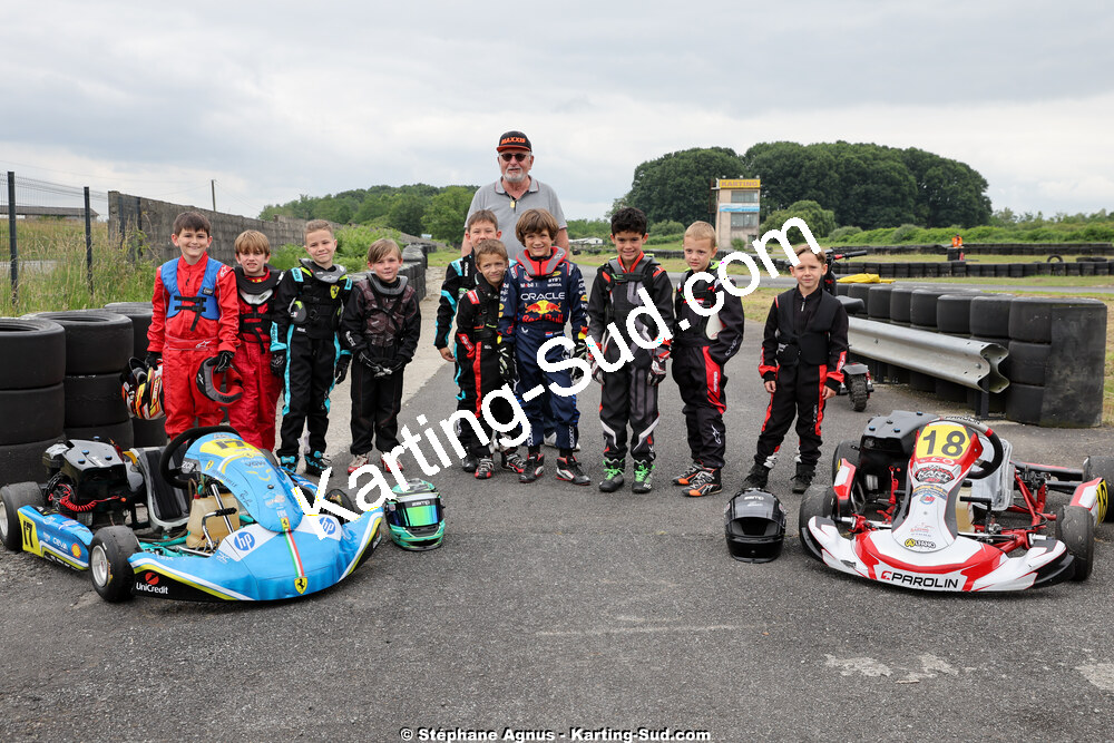 08/06/2025 : 2ème manche du Trophée Ufolep Karting Nouvelle Aquitaine au Circuit Berdery (photos Stéphane Agnus) 2025 — karting