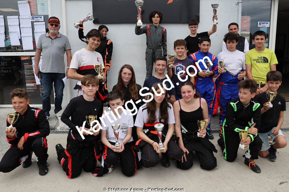 08/06/2025 : 2ème manche du Trophée Ufolep Karting Nouvelle Aquitaine au Circuit Berdery (photos Stéphane Agnus) 2025 — karting
