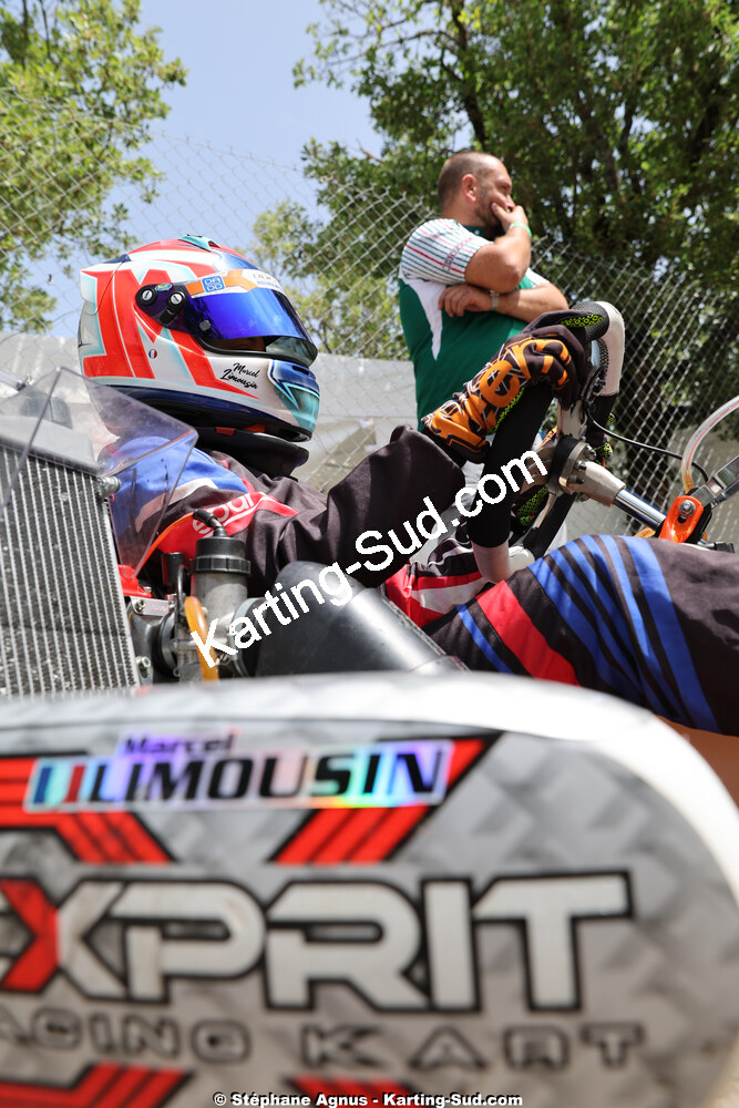 Marcel LIMOUSIN — 14 & 15/06/2025 : 5ème manche du Championnat du Sud à Belmont sur Rance (photos Stéphane Agnus) 2025 — karting