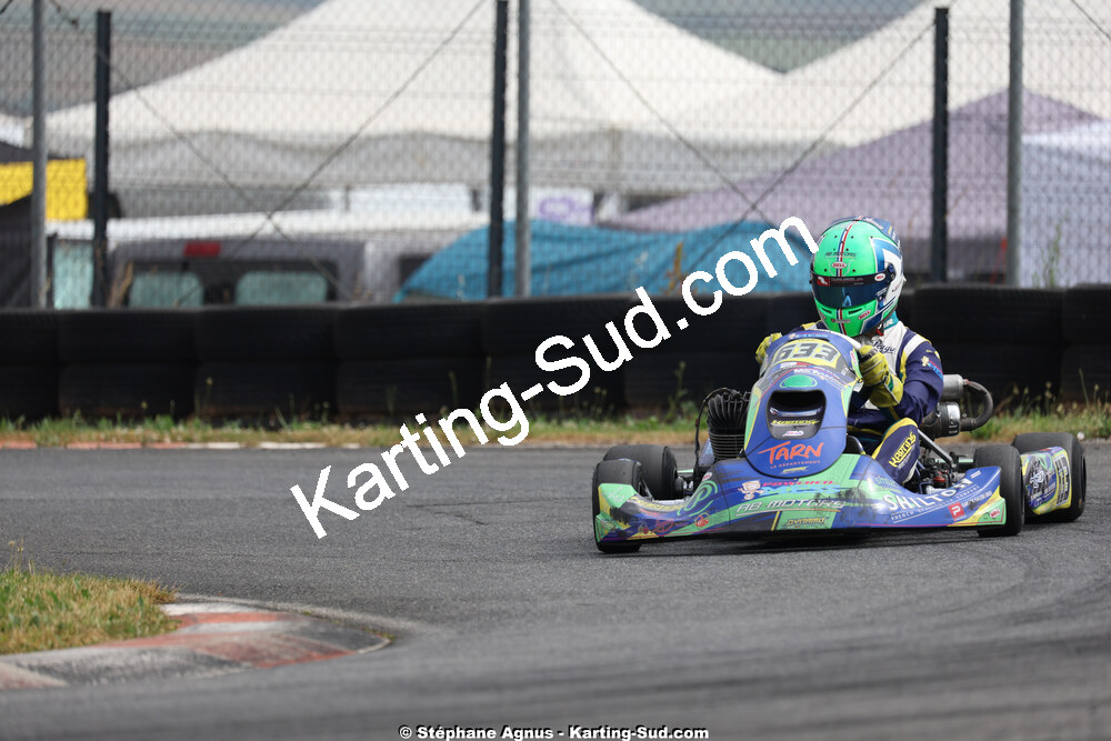 Maxime MOURGUES — 14 & 15/06/2025 : 5ème manche du Championnat du Sud à Belmont sur Rance (photos Stéphane Agnus) 2025 — karting