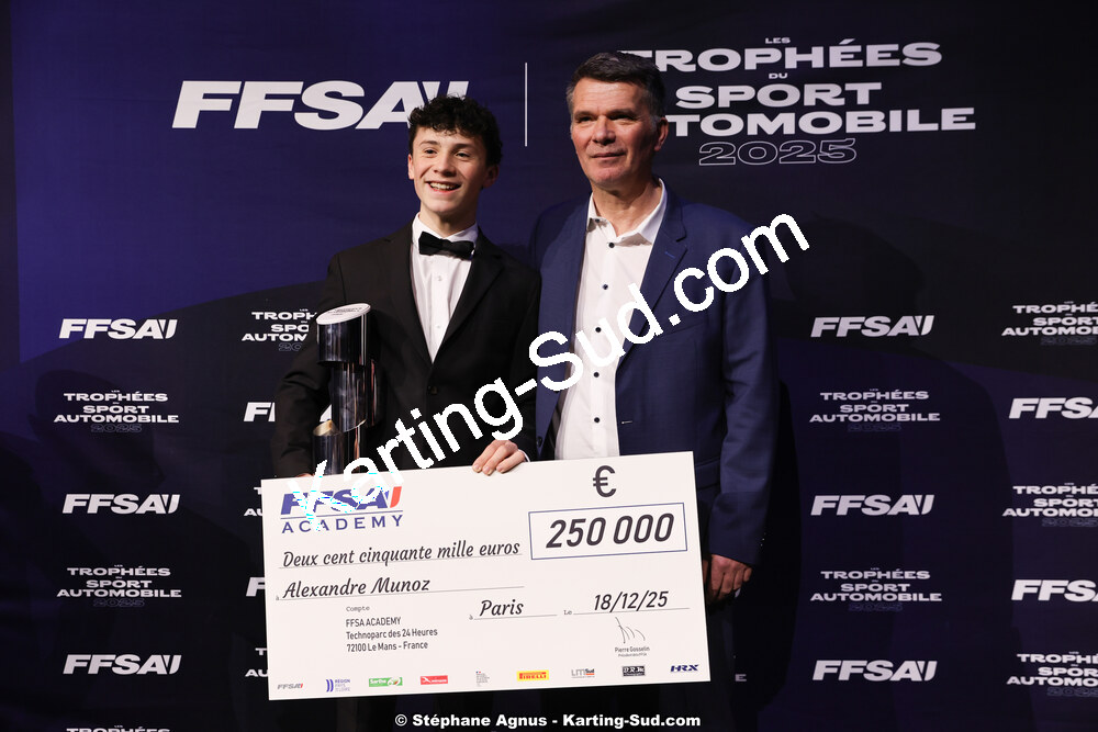 18/12/2025 : Soirée des Trophées du Sport Automobile de la FFSA (photos Stéphane Agnus) 2025 — karting