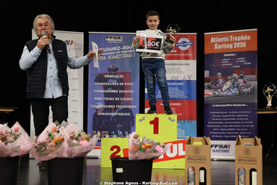 Leny MARES — 17/01/2026 : Remise des Prix 2025 de la Ligue de Karting Nouvelle Aquitaine Sud (photos Stéphane Agnus) 2026 — karting
