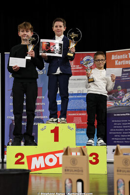 Aaron BORDANOVA, Noé LABRUE, Romain PERIS — 17/01/2026 : Remise des Prix 2025 de la Ligue de Karting Nouvelle Aquitaine Sud (photos Stéphane Agnus) 2026 — karting