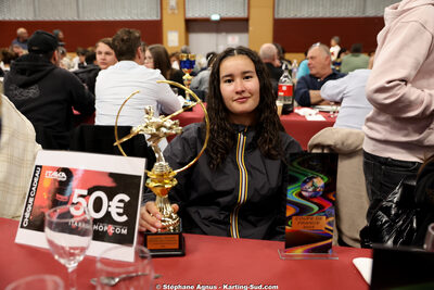 Alix CHANTHAPHASOUK — 17/01/2026 : Remise des Prix 2025 de la Ligue de Karting Nouvelle Aquitaine Sud (photos Stéphane Agnus) 2026 — karting