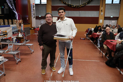 Fabien BLANC, Tylan FERNANDES — 17/01/2026 : Remise des Prix 2025 de la Ligue de Karting Nouvelle Aquitaine Sud (photos Stéphane Agnus) 2026 — karting